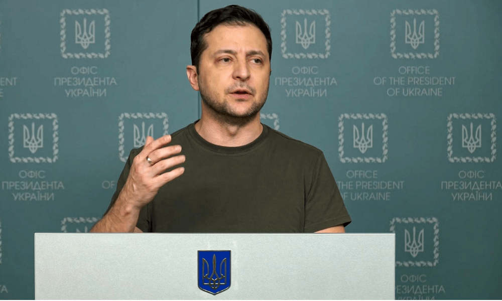 Ukrainian President Says Retreating Russian Troops Are Leaving Mines!
